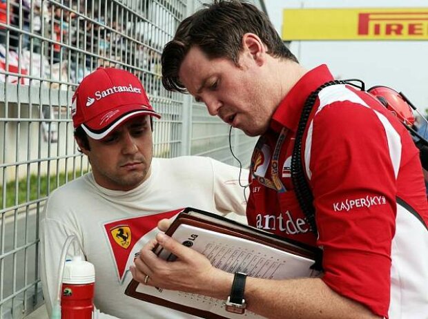 Felipe Massa und Rob Smedley Felipe Massa und Rob Smedley