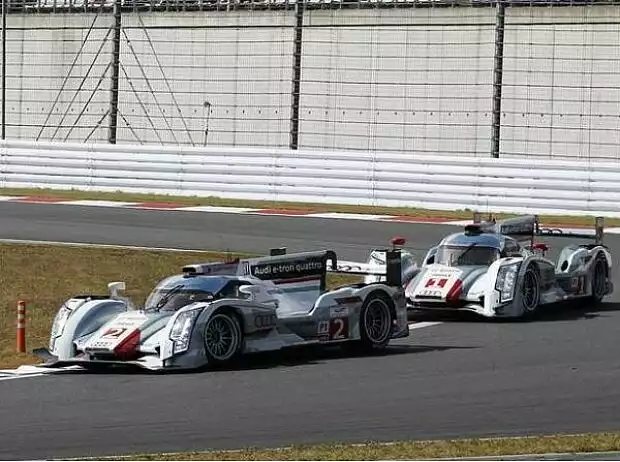 Tom Kristensen, Allan McNish, Marcel Fässler, Benoit Treluyer Titel-Bild zur News: Tom Kristensen, Allan McNish, Marcel Fässler, Benoit Treluyer