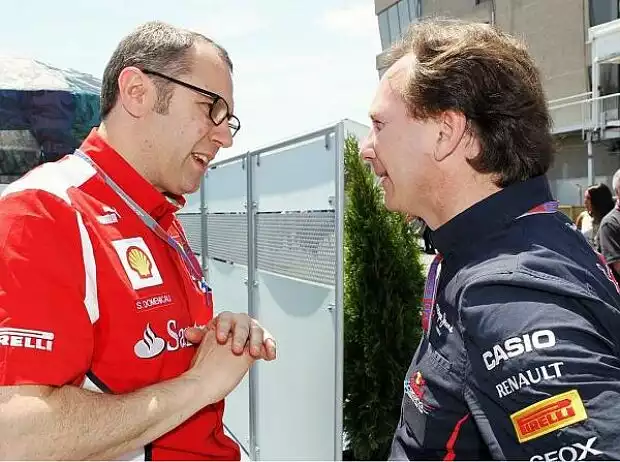 Stefano Domenicali und Christian Horner Titel-Bild zur News: Stefano Domenicali und Christian Horner