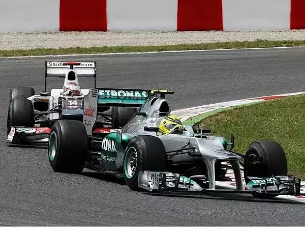 Nico Rosberg, Kamui Kobayashi Titel-Bild zur News: Nico Rosberg, Kamui Kobayashi