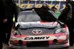 Der Gibbs-Toyota von Denny Hamlin nach dem Crash bei den Testfahrten