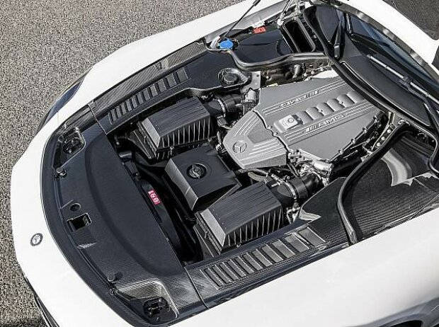 Motor des Mercedes-Benz SLS AMG GT