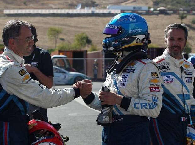 Yvan Muller, Robert Huff, Alain Menu Yvan Muller, Robert Huff, Alain Menu