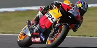 Bild zum Inhalt: Pedrosa im ersten Training Schnellster