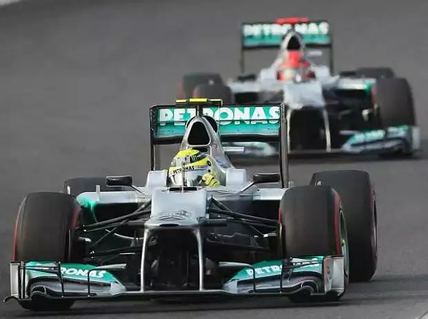 Nico Rosberg, Michael Schumacher Titel-Bild zur News: Nico Rosberg, Michael Schumacher