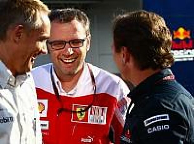 Martin Whitmarsh (Teamchef), Stefano Domenicali (Teamchef), Christian Horner (Teamchef)
