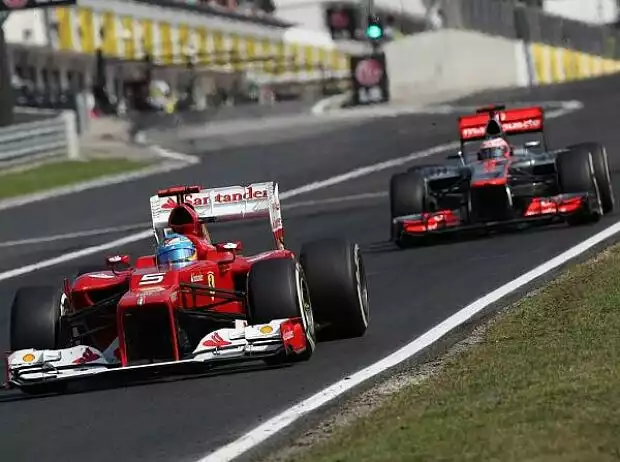 Titel-Bild zur News: Fernando Alonso, Jenson Button