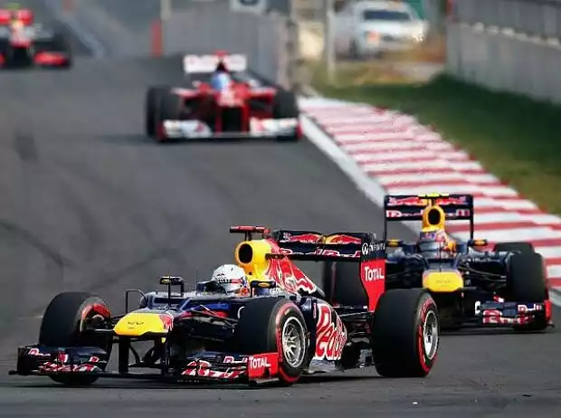 Titel-Bild zur News: Sebastian Vettel, Mark Webber