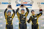 Andrea Belicchi, Neel Jani und Nicolas Prost (Rebellion) 