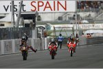 Sandro Cortese vor Zulfahmi Khairuddin und Jonas Folger 