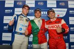 Pepe Oriola (Tuenti), Stefano D'Aste (Wiechers) und Gabriele Tarquini (Lukoil) 