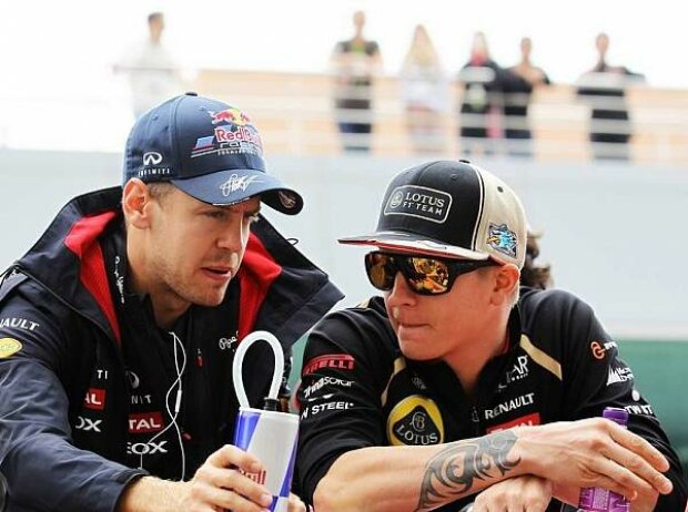 Kimi Räikkönen, Sebastian Vettel