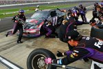 Denny Hamlin (Gibbs) konnte von einer abweichenden Strategie nicht profitieren