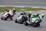 Dominique Aegerter vor Pol Espargaro und Mike di Meglio 