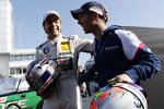 Marco Melandri und Augusto Farfus tauschten in Hockenheim ihre Helme