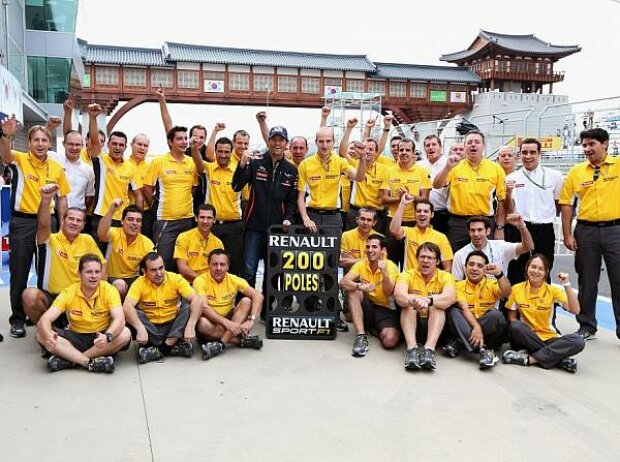 Yeongam 2012: Renault feiert die 200. Pole-Position