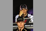 Bruno Senna (Williams) und Kimi Räikkönen (Lotus) 