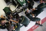 Caterham bereitet sich auf das Freie Training vor