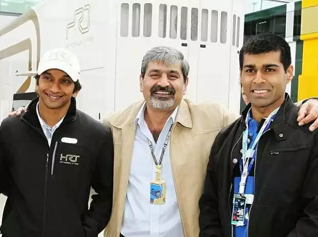 Narain Karthikeyan, Vicky und Karun Chandhok Titel-Bild zur News: Narain Karthikeyan, Vicky und Karun Chandhok