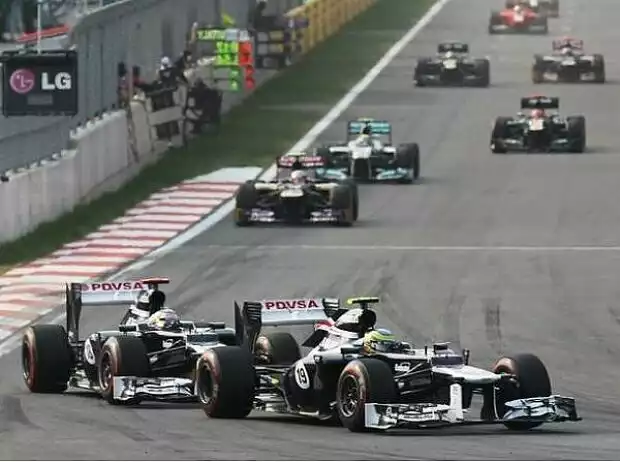 Titel-Bild zur News: Bruno Senna, Pastor Maldonado
