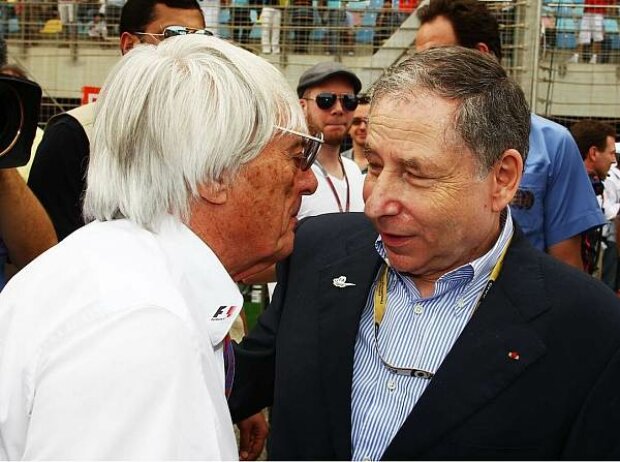 Bernie Ecclestone und Jean Todt Bernie Ecclestone und Jean Todt