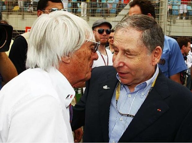 Bernie Ecclestone und Jean Todt