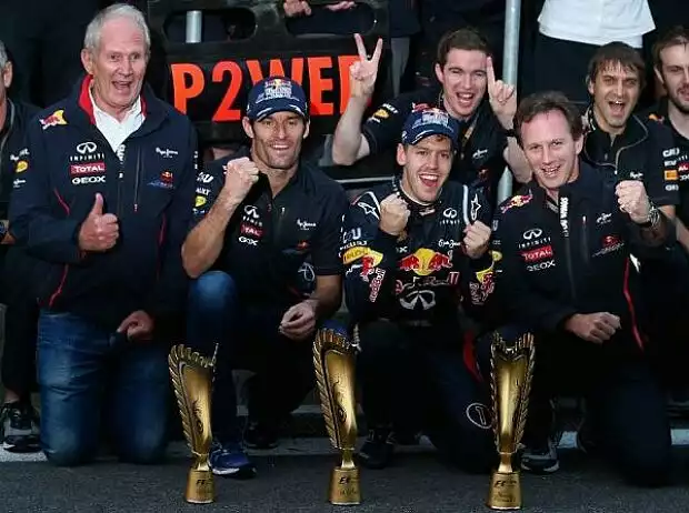 Jubel beim Red-Bull-Team Titel-Bild zur News: Jubel beim Red-Bull-Team