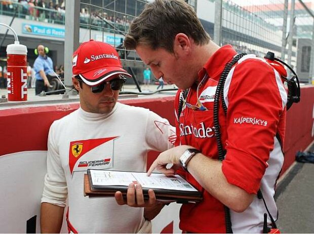 Titel-Bild zur News: Felipe Massa und Rob Smedley