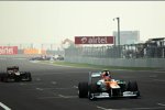 Nico Hülkenberg (Force India) kommt im Heimrennen des Teams als Achter ins Ziel