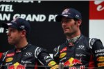 Sebastian Vettel (Red Bull) und Mark Webber (Red Bull) 