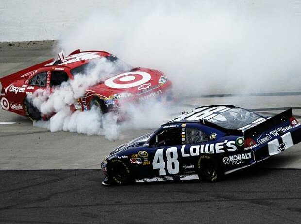 Juan Pablo Montoya, Jimmie Johnson Juan Pablo Montoya, Jimmie Johnson