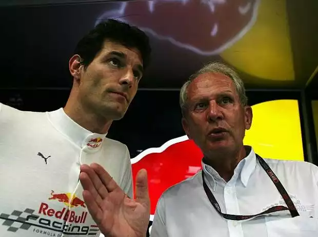Mark Webber und Helmut Marko Titel-Bild zur News: Mark Webber und Helmut Marko