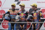 Miguel Oliveira, Sandro Cortese und Arthur Sissis 