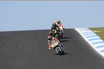 Alvaro Bautista vor Andrea Dovizioso und Stefan Bradl