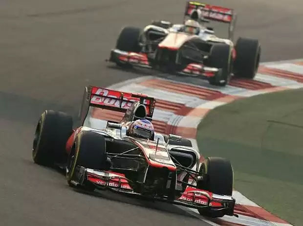 Titel-Bild zur News: Lewis Hamilton, Jenson Button