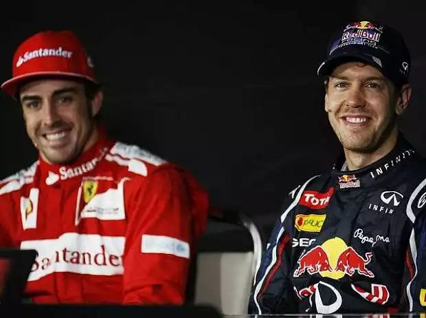 Titel-Bild zur News: Fernando Alonso, Sebastian Vettel