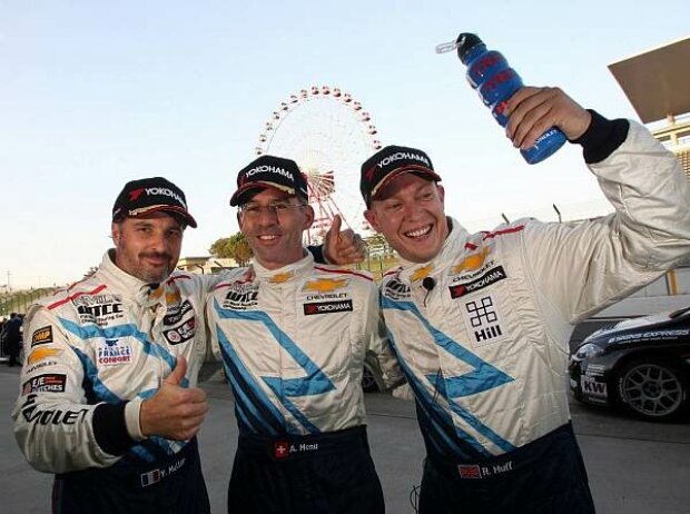 Robert Huff, Alain Menu, Yvan Muller Robert Huff, Alain Menu, Yvan Muller