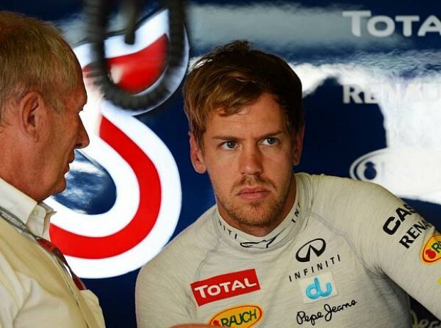 Titel-Bild zur News: Helmut Marko (Red-Bull-Motorsportchef), Sebastian Vettel