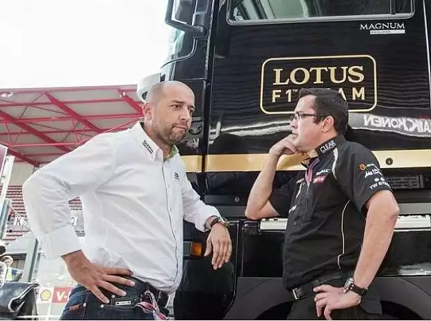 Gerard Lopez und Eric Boullier Titel-Bild zur News: Gerard Lopez und Eric Boullier