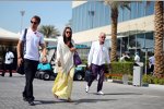 Jenson Button (McLaren) mit Freundin Jessica Michibata