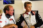 Max Chilton (Marussia) mit seinem Vater 