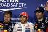 Bild zum Inhalt: Vettel Dritter: Hamilton im Qualifying überragend