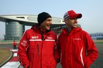 Gabriele Tarquini (Lukoil) und Tiago Monteiro (Honda-JAS) 