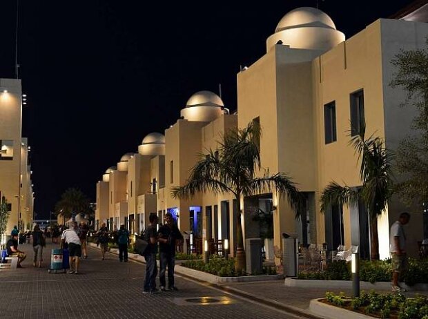 Paddock in Abu Dhabi