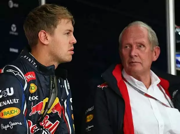 Sebastian Vettel, Helmut Marko (Red-Bull-Motorsportchef) Titel-Bild zur News: Sebastian Vettel, Helmut Marko (Red-Bull-Motorsportchef)