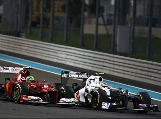 Titel-Bild zur News: Sergio Perez, Felipe Massa