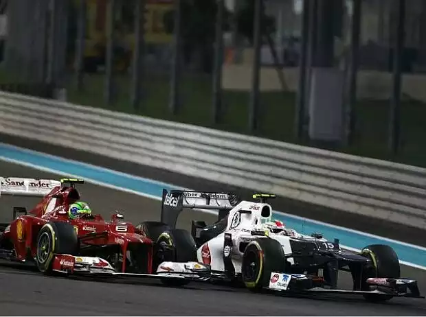 Sergio Perez, Felipe Massa Titel-Bild zur News: Sergio Perez, Felipe Massa