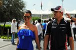 Pastor Maldonado (Williams) mit Freundin Gabriella Tarkany