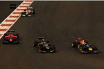 Sebastian Vettel (Red Bull), Romain Grosjean (Lotus) und Charles Pic (Marussia) 