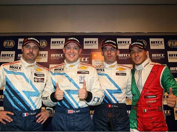 Stefano D'Aste, Alain Menu, Robert Huff, Yvan Muller Stefano D'Aste, Alain Menu, Robert Huff, Yvan Muller